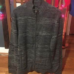 Brand new with tags men’s Alfani zip up sweater